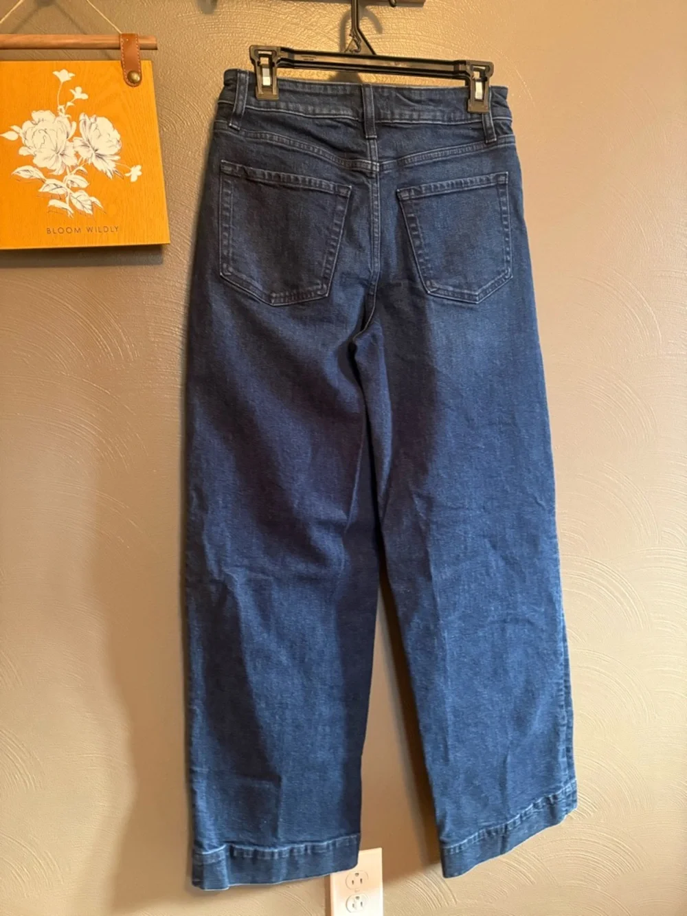 Maurice’s Classic High-Rise Wide Leg Jeans - Dark Blue - Picture 2 of 4